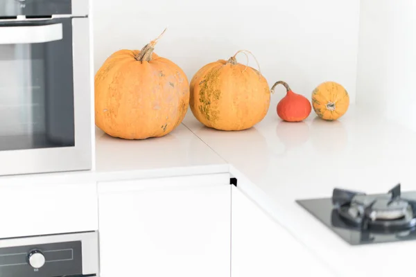 Halloween Pumpkin Kitchen — Stock Photo, Image
