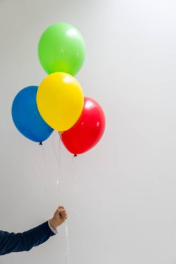 Bir sürü balon.