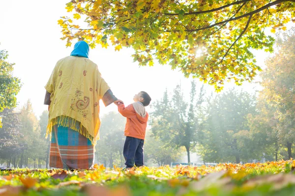 Garçon dans le parc — Photo