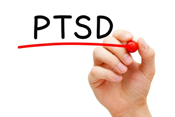 PTSD poszttraumás stressz zavar — Stock Fotó