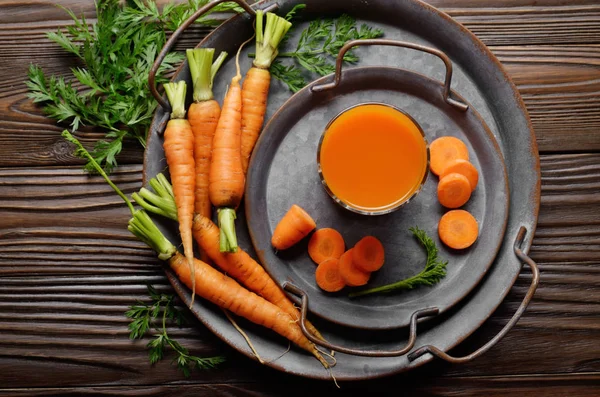 Vegetarian background of old fashioned tray with fresh organic c