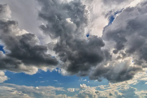 Thunderclouds Blue Sky Summer Day — Stock Photo, Image