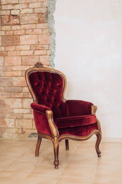  klasik stil koltukta vintage odası