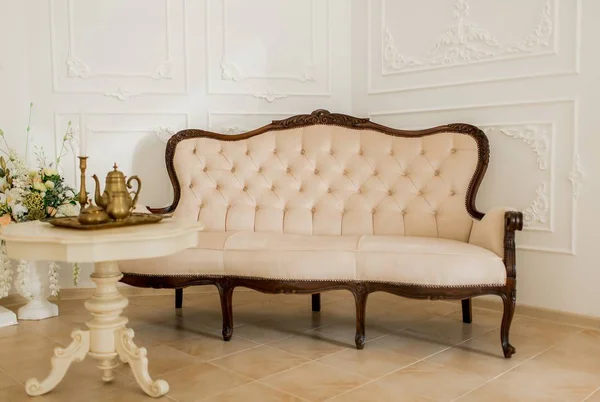 classical style sofa in vintage room