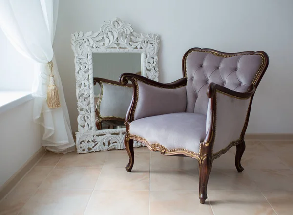 Classical Style Armchair Vintage Room — Stock Photo, Image