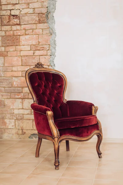 Classical Style Armchair Vintage Room — Stock Photo, Image