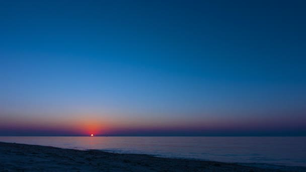 Zonsopgang Boven Zee — Stockvideo