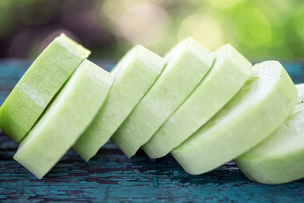 Marrow Wooden Background Garde — Stock Photo, Image