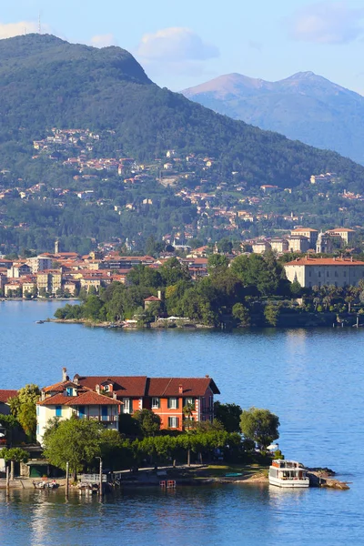 Zicht Lago Maggiore Ital — Stockfoto