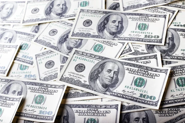 Savings Background Hundred Dollar Bill — Stock Photo, Image