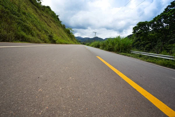 Viaje Por Carretera Tradicional Carretera Tropical Brasilia Brazi — Foto de Stock