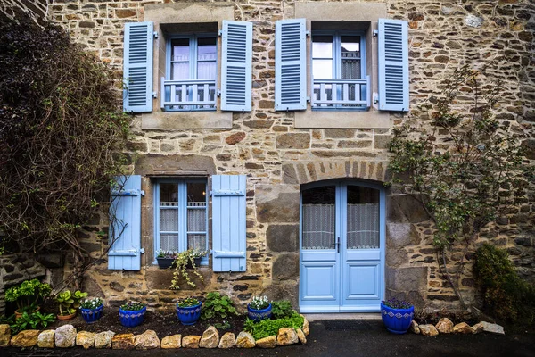Rues Façades Des Beaux Villages France Sainte Sulia — Photo