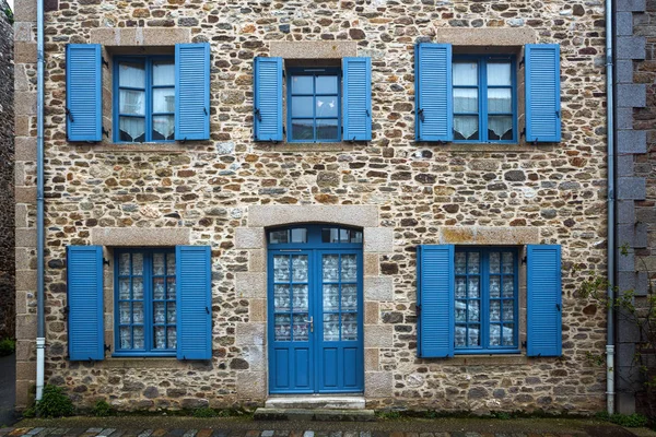 Calles Fachadas Los Pueblos Más Bellos Francia Saint Sulia —  Fotos de Stock