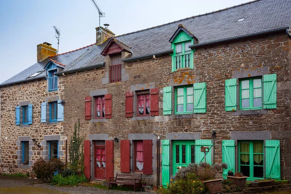 Strade Facciate Nei Borghi Più Belli Della Francia Saint Sulia — Foto Stock