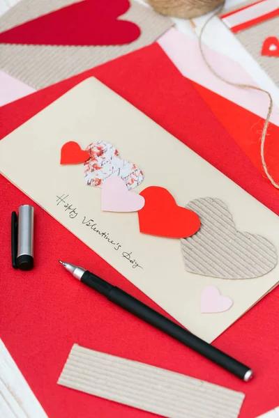 Scrapbook Background Postcard Valentines — Stock Photo, Image