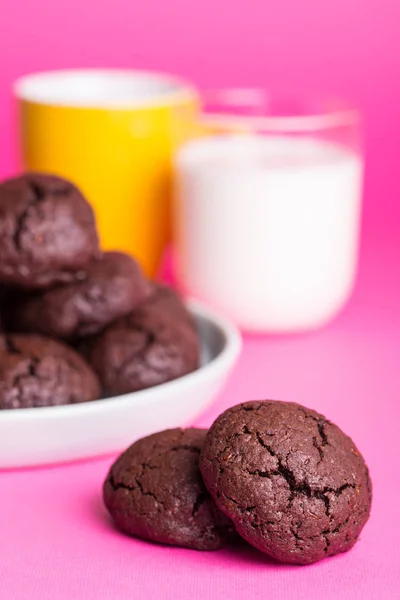 Délicieux biscuits au chocolat — Photo