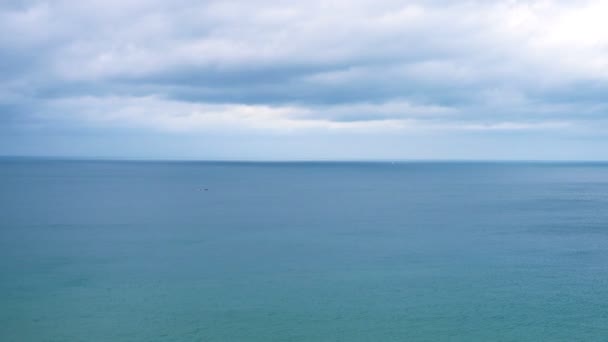 Costa Rocosa Del Océano Atlántico Bretaña Francia — Vídeos de Stock