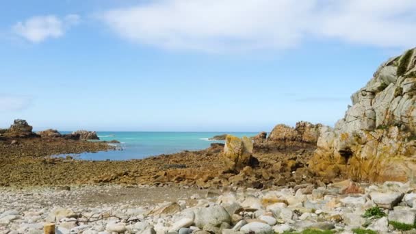 Côte Atlantique Rocheuse Bretagne France — Video