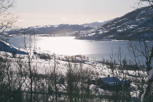 伝統的なノルウェーの木造住宅 — ストック写真