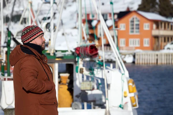 Lycklig norsk man — Stockfoto