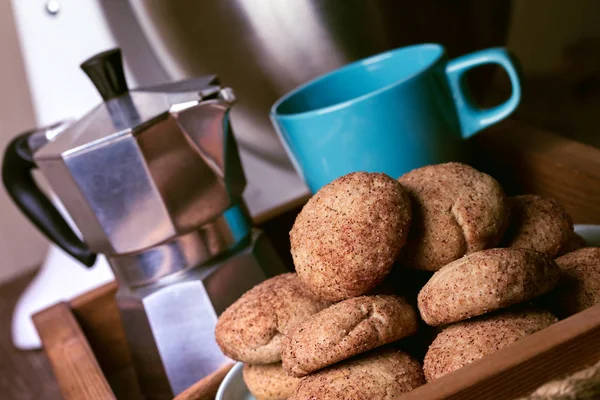 Délicieux biscuits à la cannelle — Photo