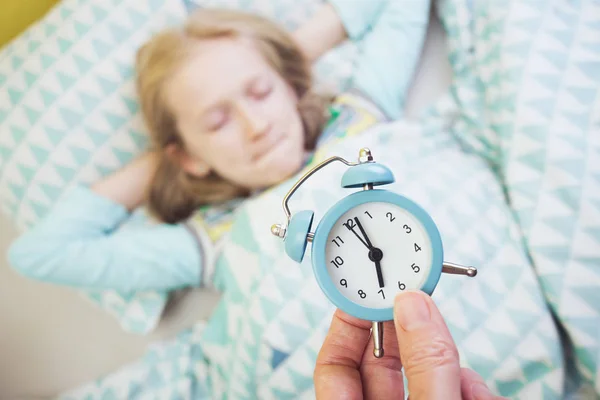 Meisje slapend — Stockfoto