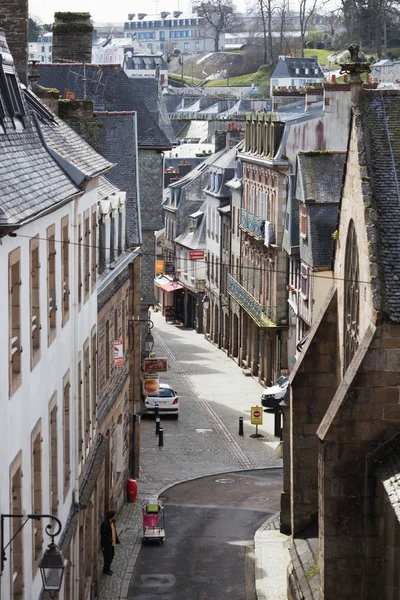 Beautiful streets  in the Morlaix — Stock Photo, Image