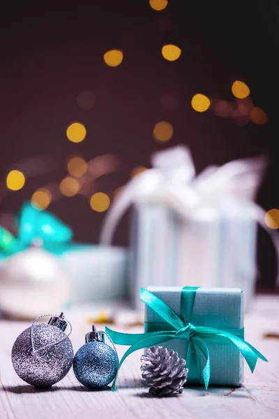 Vánoce - skupina dárků — Stock fotografie