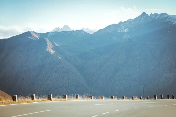 Bellissimo Paesaggio Montano Strada Alpina Grossglockner Alta Brennkogel Alto Tauri — Foto Stock