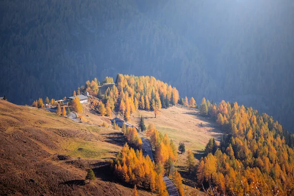 Gyönyörű Hegyvidéki Táj Grossglockner High Alpine Road Brennkogel Magas Tauern — Stock Fotó