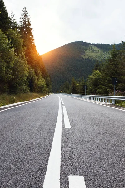 Een Reisje Prachtig Landschap Uitzicht Een Bergweg Roemenië — Stockfoto