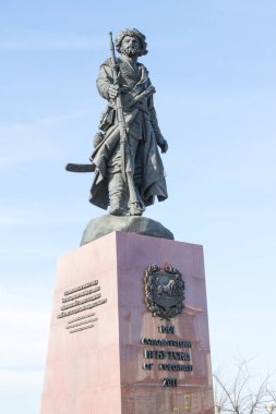 Irkutsk şehir ataman Pokhabov kurucusu anıt