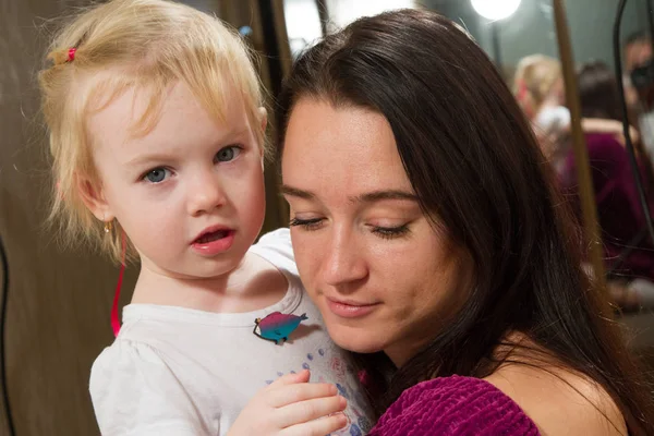 Mom Little Daughter — Stock Photo, Image