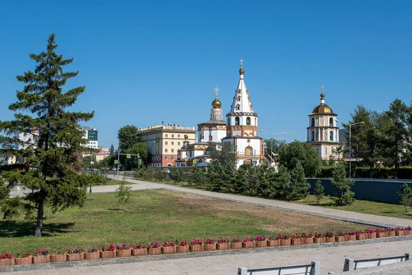 Dreikönigskathedrale Der Stadt Irkutsk — Stockfoto