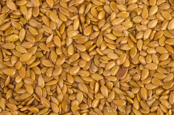 Contexto Light Brown Flax Seeds — Fotografia de Stock