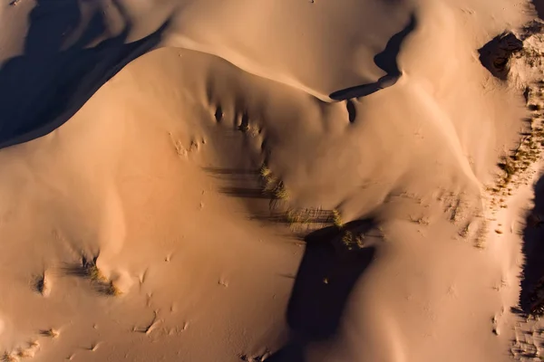 Vue Aérienne Dunes Sable Massives Dans Région Aride Cap Nord — Photo