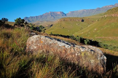 Manzaralı Drakensberg Dağları, Devler Kalesi Doğa Koruma Alanı, Güney Afrika