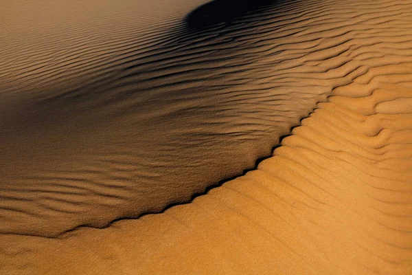 Padrões Areia Uma Duna Areia Criada Pelo Vento África Sul — Fotografia de Stock