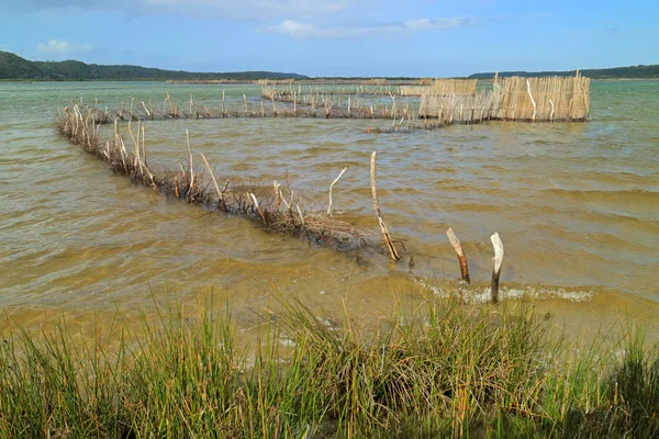Traditional fish traps - Kosi Bay — Stock Photo, Image