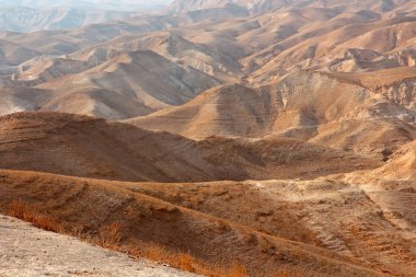Judean desert landscape - Israel clipart