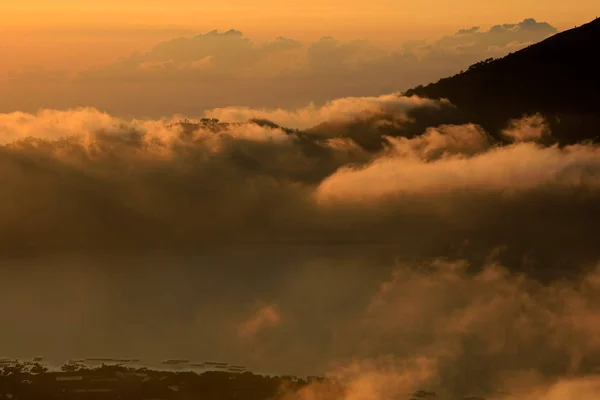 Θέα από το βουνό Batur-Bali, Ινδονησία — Φωτογραφία Αρχείου