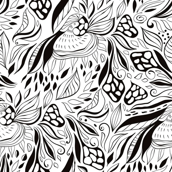 Vector Seamless Floral Pattern — Stock Vector