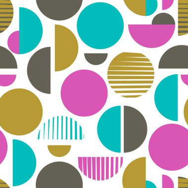 vektör kesintisiz geometrik desen