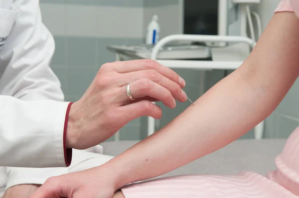 Neurologist Making Medical Examination Clinic — Stock Photo, Image