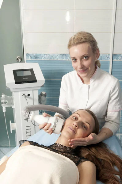 Young Woman Getting Lifting Procedure — Stock Photo, Image