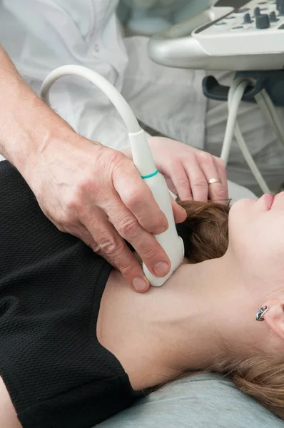 Ultrasound Thyroid Gland — Stock Photo, Image