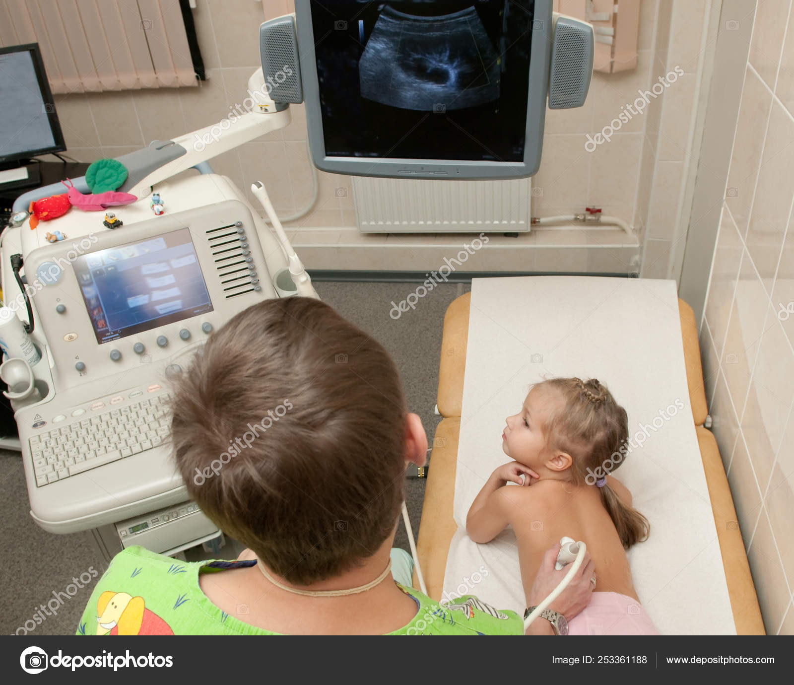 Medical Exam Of A Little Girl By Ultrasound Equipment Doctor And Little Girl Patient Stock Photo Image By C Alexei171 Medical Exam Of A Little Girl By Ultrasound Equipment Doctor And Little Girl Patient Stock Photo Image By C Alexei171