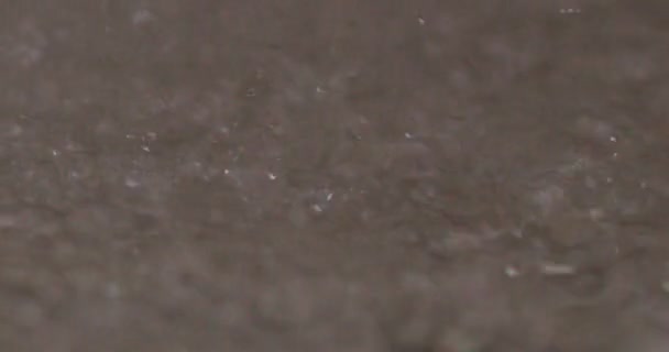 Wassertropfen Plätschern Ruhig Entspannend Abstrakte Duschszene Zeitlupe — Stockvideo