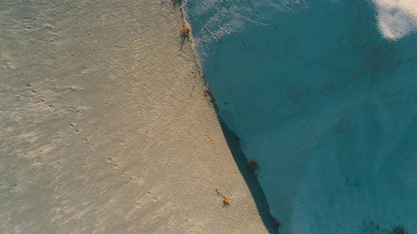 Aerial Topp Vew Abdstrac Ökendyner Art Bakgrund — Stockfoto