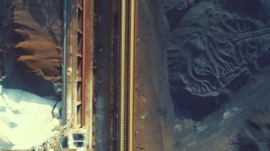 Enerji Santrali Elektrik Sanayi Fabrika arka plan üstten görünüm kirliliği kavramı hava üstten görünüm